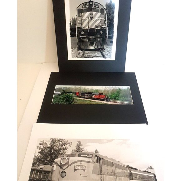 Vintage Lot of 3 Photos Trains VIA CNN For Collectors Photo Paper Canada - Picture 6 of 16